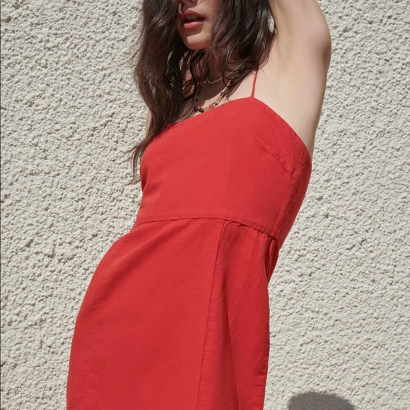 ZARA LINEN AND COTTON BLEND MINI DRESS - Picture 2 of 10